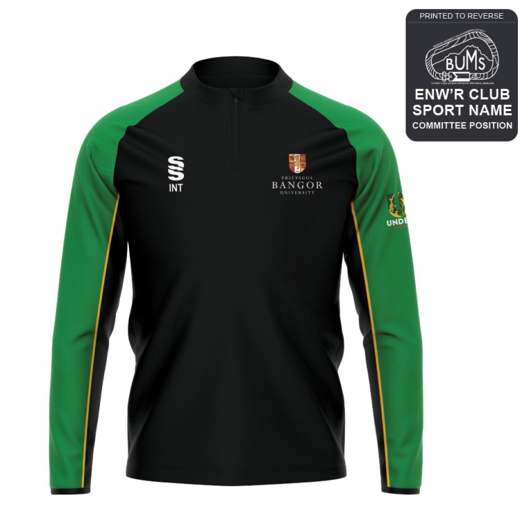 Bangor University - Bums - 1/4 Performance Top - Women's Fit