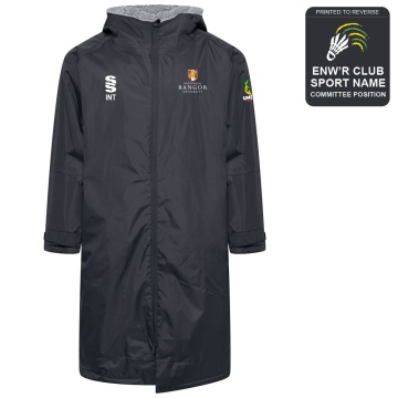 Bangor University - Badminton - Active Thermal Fleece Robe - Unisex Fit