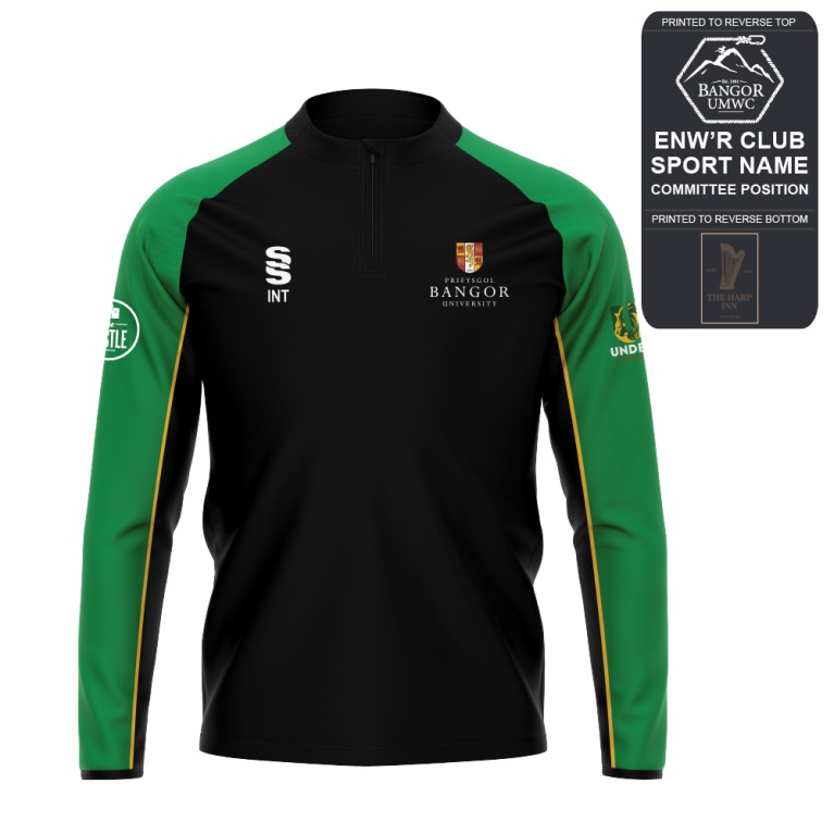 Bangor University - Mountain Walking - 1/4 Performance Top - Unisex Fit