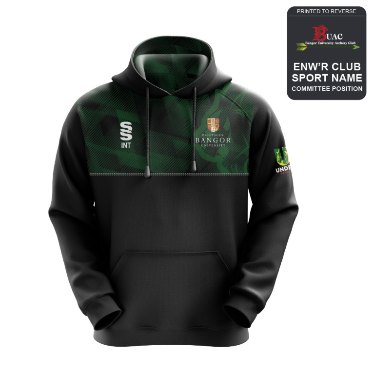 Bangor University - Archery - Overhead Hoody - Unisex Fit
