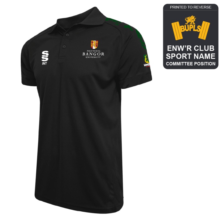Bangor University - Powerlifting - Dual Solid Colour Polo - Women's Fit