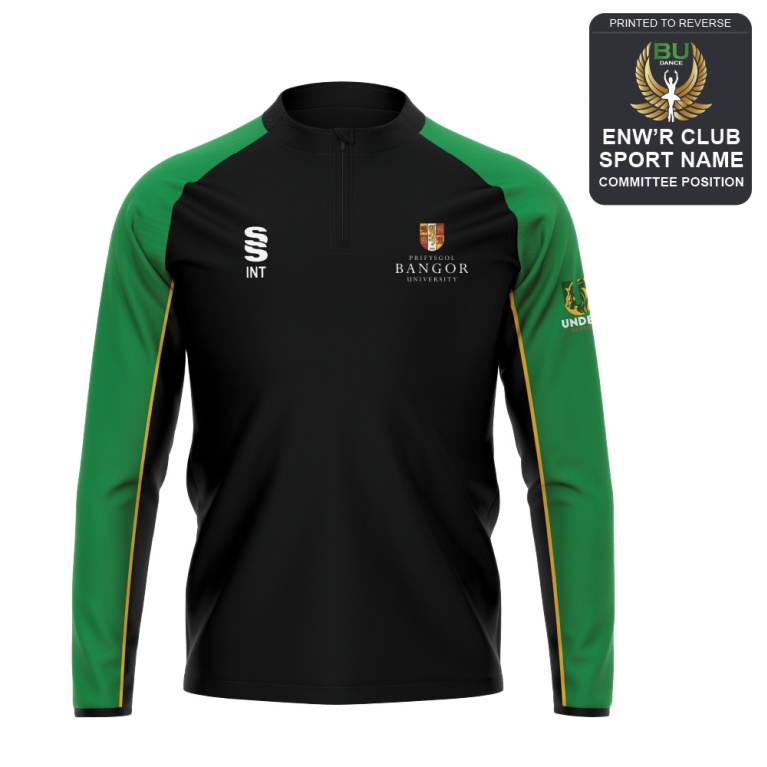 Bangor University - Dance - 1/4 Performance Top - Unisex Fit