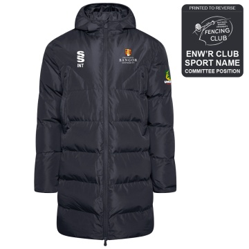 Bangor University - Fencing - Active Long Padded Jacket - Unisex Fit