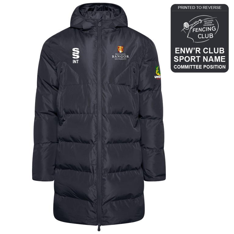 Bangor University - Fencing - Active Long Padded Jacket - Unisex Fit