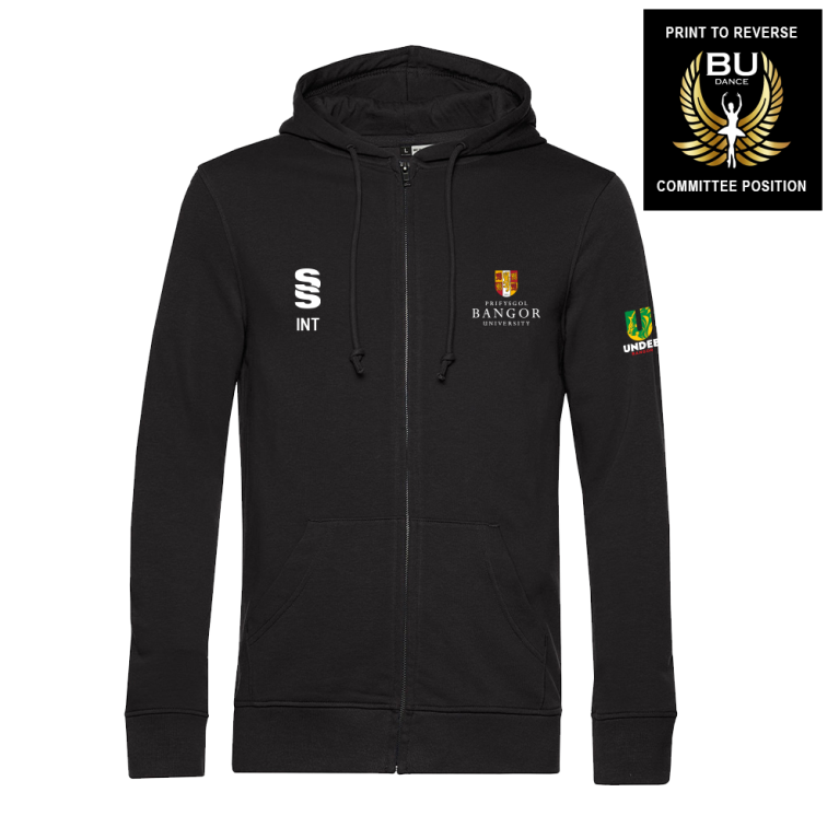 Bangor Unviersity - Dance - Zipped Hoodie - Unisex Fit
