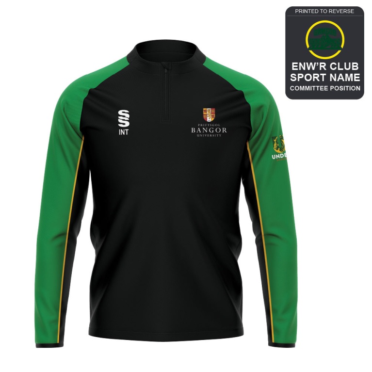Bangor University - Ultimate Frisbee - 1/4 Performance Top - Unisex Fit