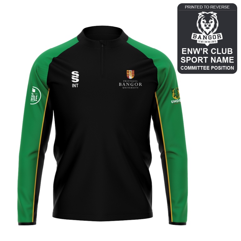 Bangor University - Swimming - 1/4 Performance Top - Women's Fit