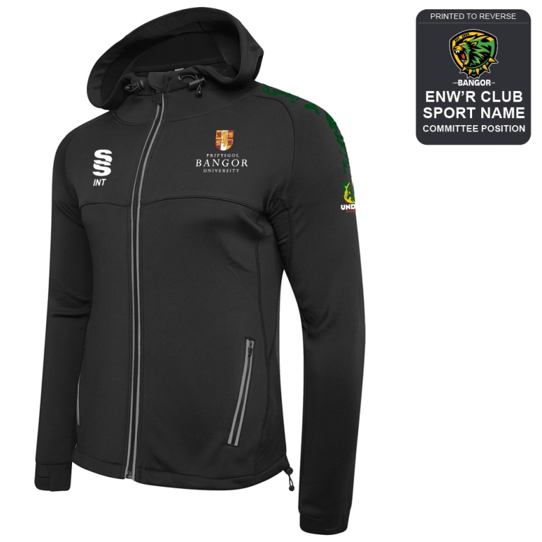 Bangor University - American Football - Dual Full Zip Hoody - Unisex Fit