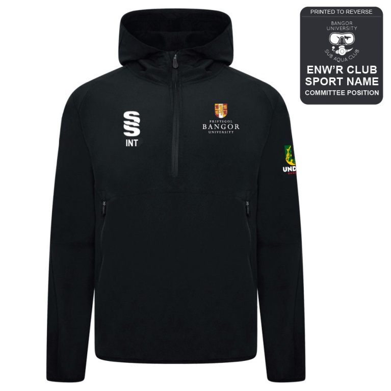 Bangor University - Sub Aqua - Dual Elite 1/4 Zip Hoody / Rain Jacket - Unisex Fit