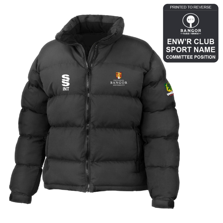Bangor University - Table Tennis - Holkham Down Feel Jacket - Women's Fit
