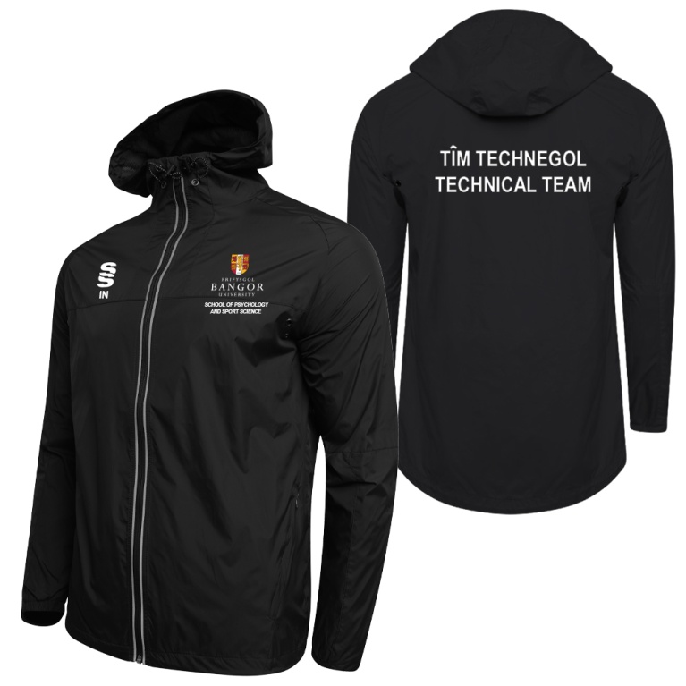 Technical Team - Men's Dual Full Zip Training Jacket : Black