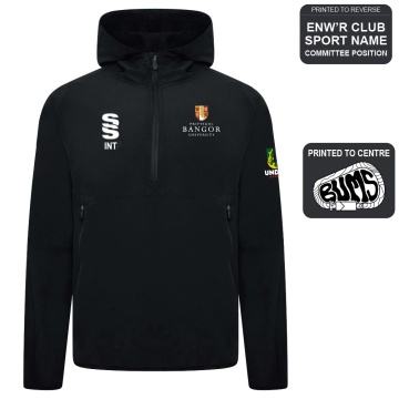 Bangor University - Mountaineering - Dual Elite 1/4 Zip Hoody / Rain Jacket - Unisex Fit