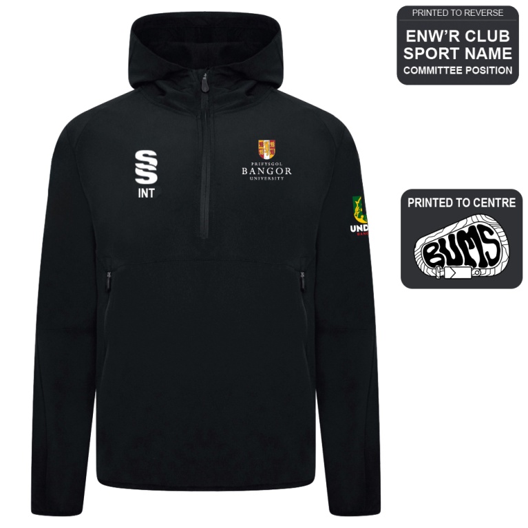 Bangor University - Mountaineering - Dual Elite 1/4 Zip Hoody / Rain Jacket - Unisex Fit