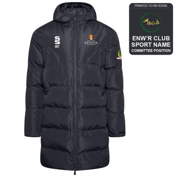 Bangor University - Gymnastics - Active Long Padded Jacket - Unisex Fit