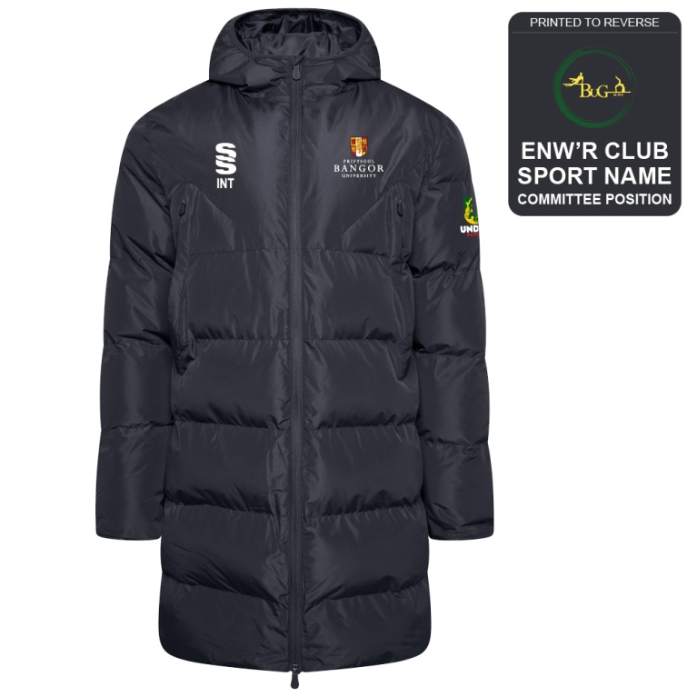 Bangor University - Gymnastics - Active Long Padded Jacket - Unisex Fit