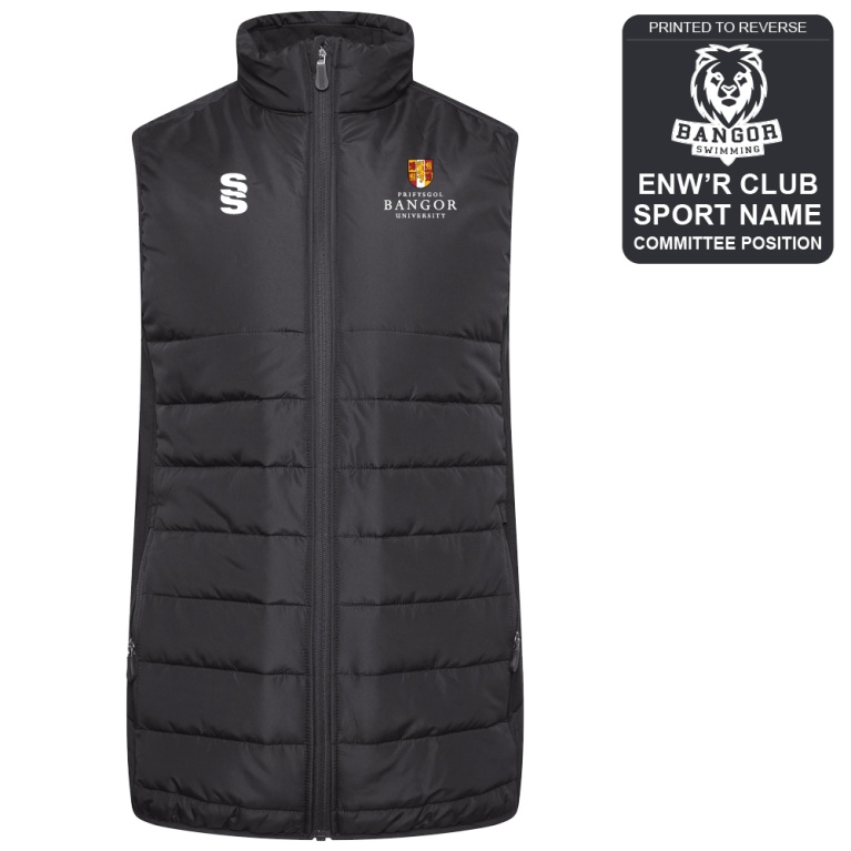 Bangor University - Swimming - Active Gilet - Unisex Fit