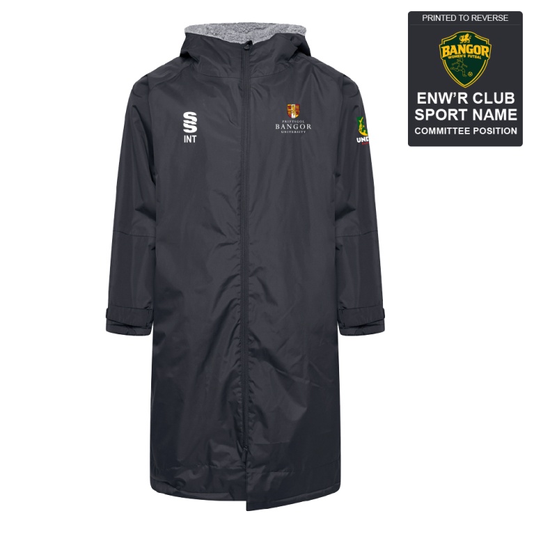 Bangor University - Men's Futsal - Active Thermal Fleece Robe - Unisex Fit