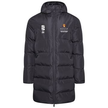Bangor University - Technical Team - Active Long Padded Jacket - Unisex Fit