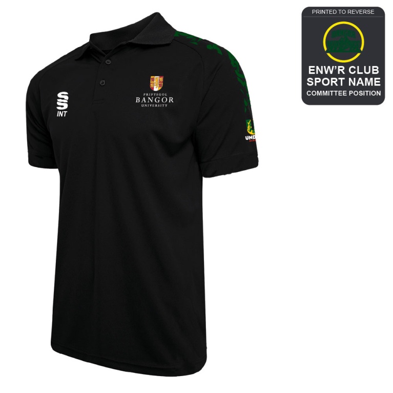 Bangor University - Ultimate Frisbee - Dual Solid Colour Polo - Unisex Fit