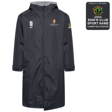 Bangor University - American Football - Active Thermal Fleece Robe - Unisex Fit