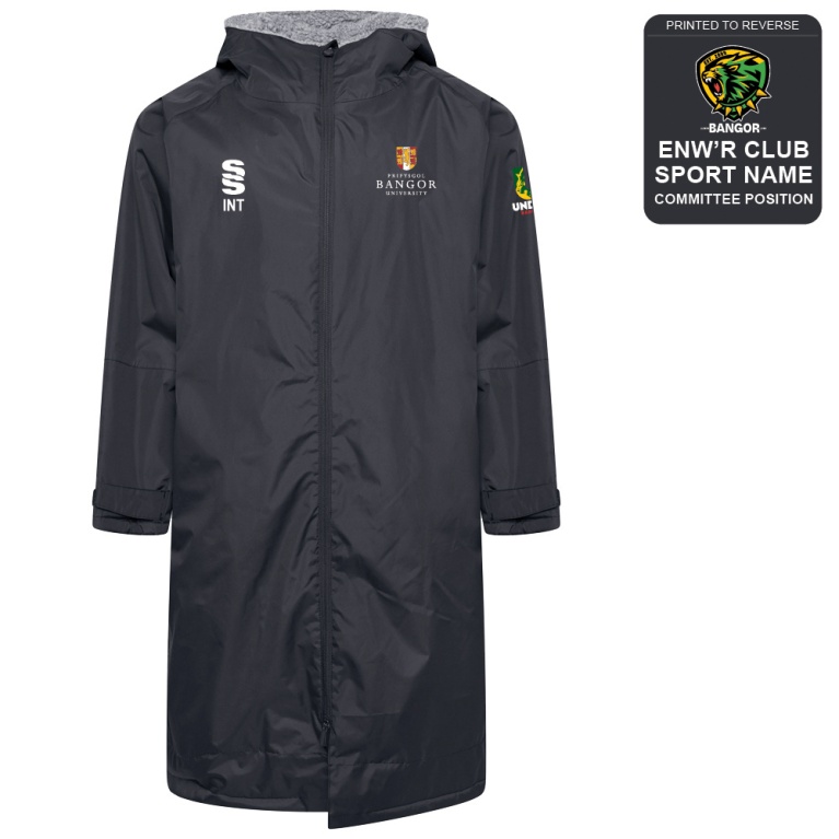 Bangor University - American Football - Active Thermal Fleece Robe - Unisex Fit