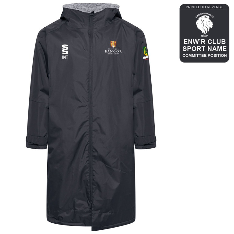 Bangor University - Rugby League - Active Thermal Fleece Robe - Unisex Fit