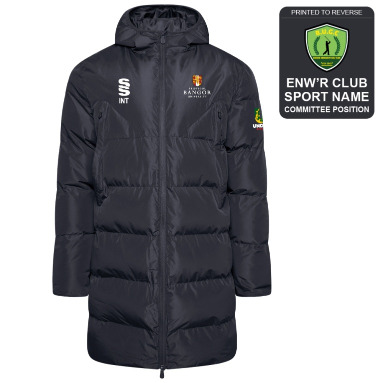Bangor University - Golf - Active Long Padded Jacket - Unisex Fit