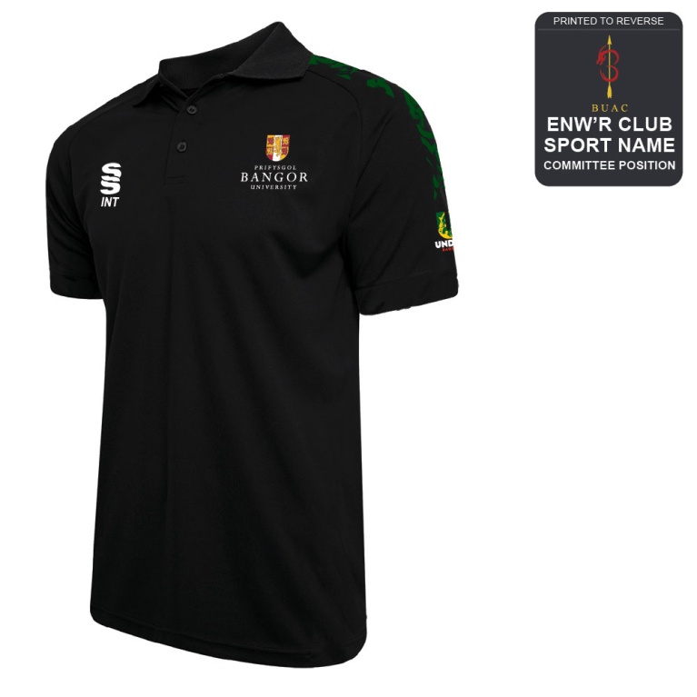 Bangor University - Archery - Dual Solid Colour Polo - Unisex Fit