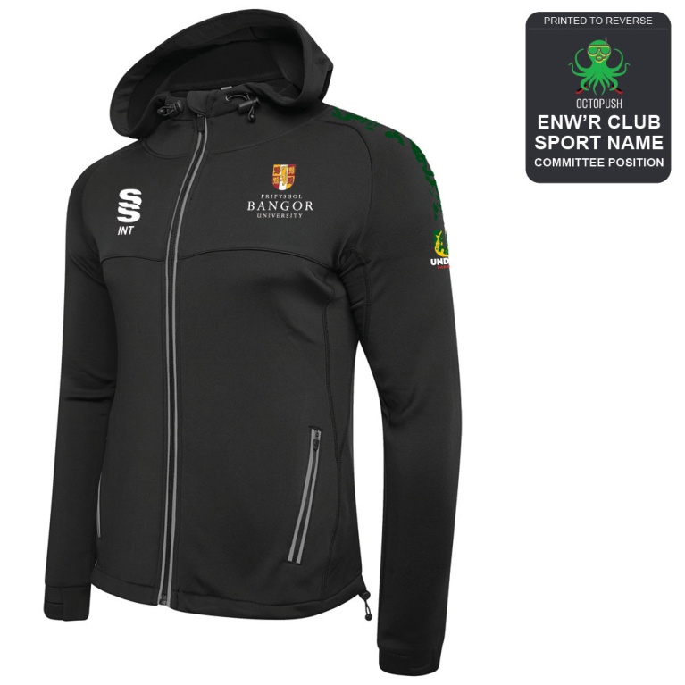 Bangor University - Octopush - Dual Full Zip Hoody - Unisex Fit