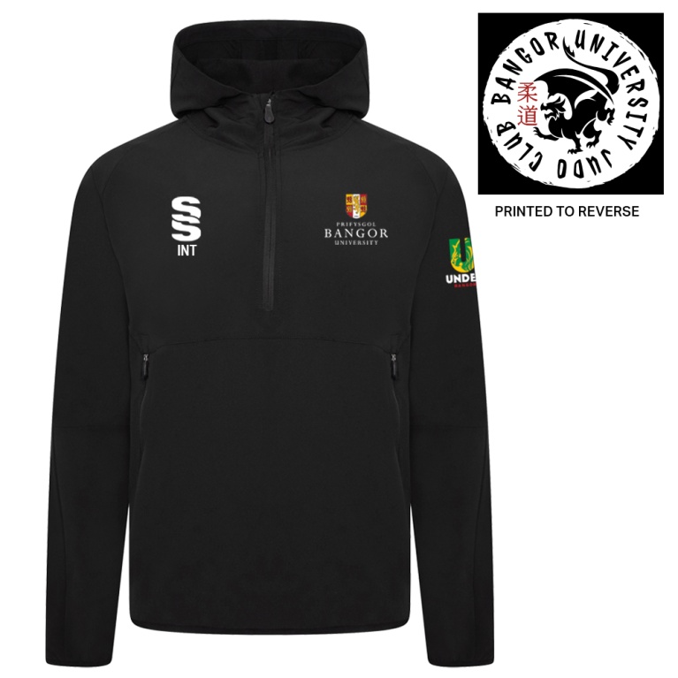 Bangor University - Judo - Dual Elite 1/4 Zip Hoody / Rain Jacket