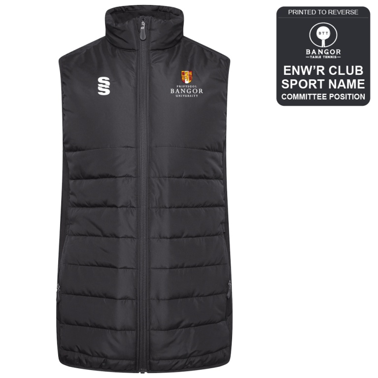 Bangor University - Table Tennis - Active Gilet - Unisex Fit