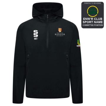 Bangor University - Ultimate Frisbee - Dual Elite 1/4 Zip Hoody / Rain Jacket - Unisex Fit