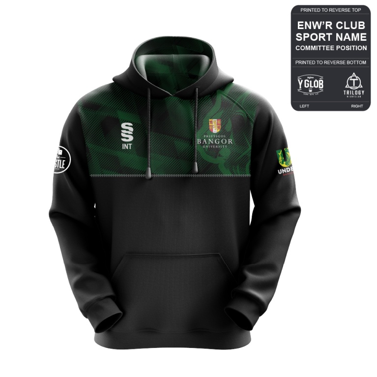 Bangor University - Cricket Mens - Overhead Hoody - Unisex Fit