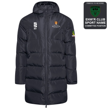 Bangor University - Darts - Active Long Padded Jacket - Unisex Fit