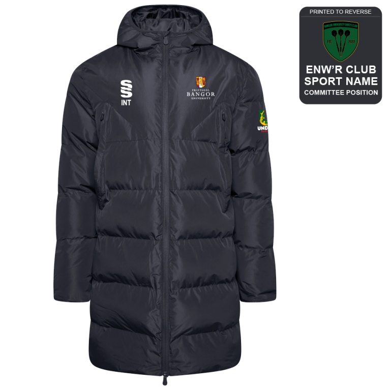 Bangor University - Darts - Active Long Padded Jacket - Unisex Fit