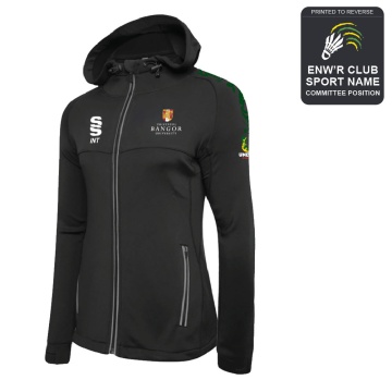 Bangor University - Badminton - Dual Full Zip Hoody - Women's Fit