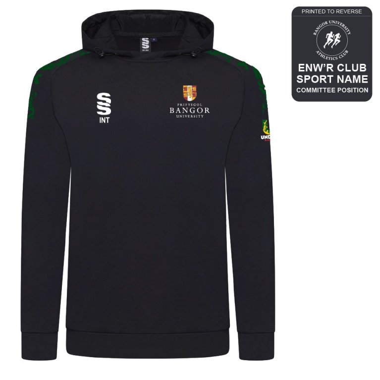 Bangor University - Athletics - Active Hoody - Unisex Fit