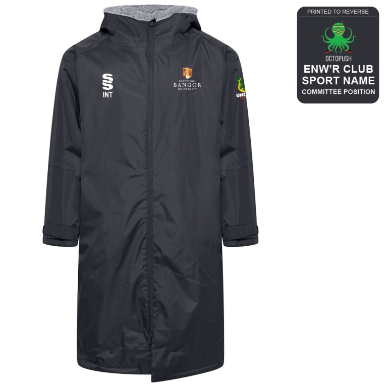 Bangor University - Octopush - Active Thermal Fleece Robe - Unisex Fit