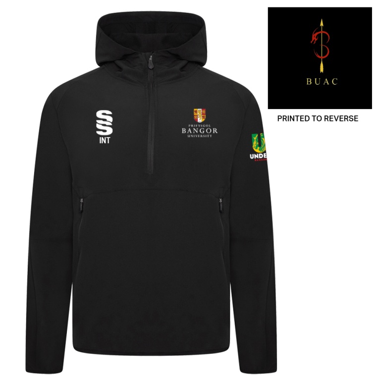 Bangor University - Archery - Dual Elite 1/4 Zip Hoody / Rain Jacket