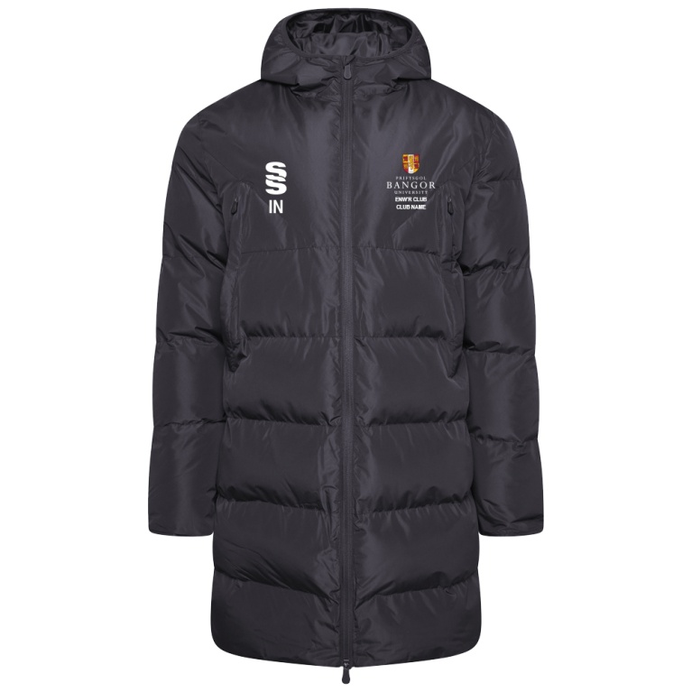 Bangor University - Psychology & Sport Science - Active Long Padded Jacket - Unisex Fit