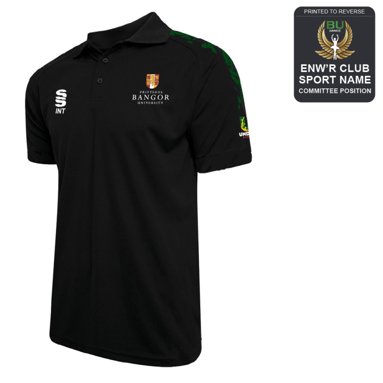 Bangor University - Dance - Dual Solid Colour Polo - Unisex Fit