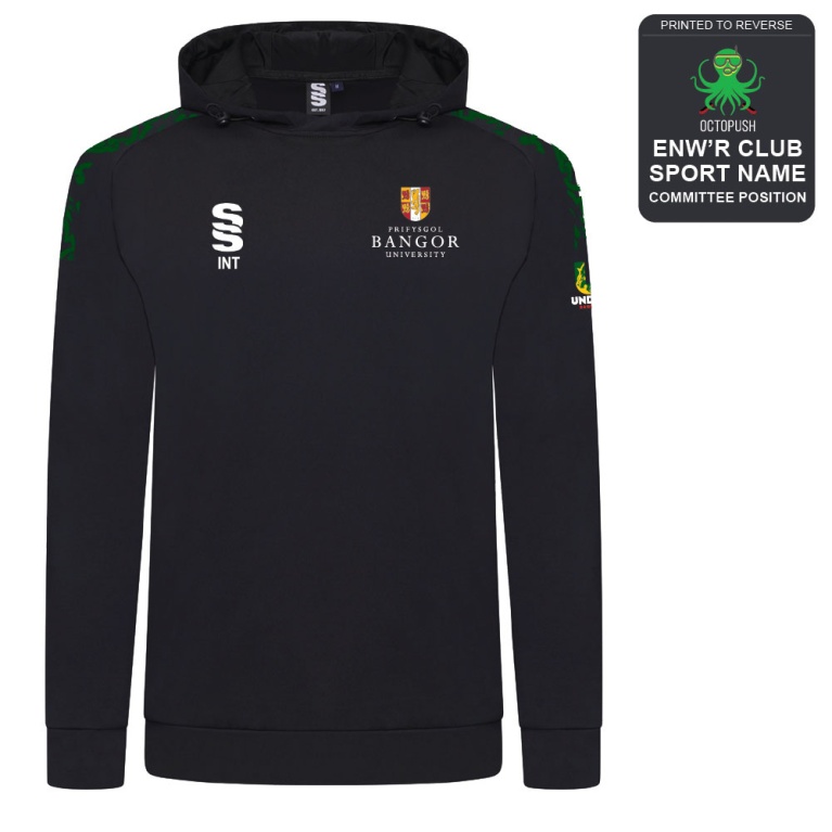 Bangor University - Octopush - Active Hoody - Unisex Fit