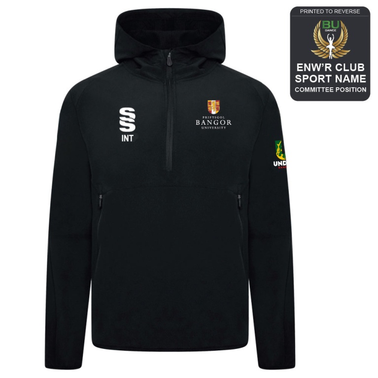 Bangor University - Dance - Dual Elite 1/4 Zip Hoody / Rain Jacket - Unisex Fit