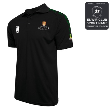 Bangor University - Athletics - Dual Solid Colour Polo - Unisex Fit