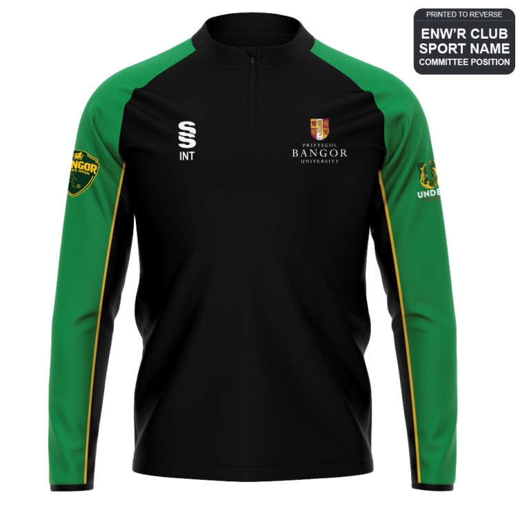 Bangor University - Women's Futsal - 1/4 Performance Top - Unisex Fit