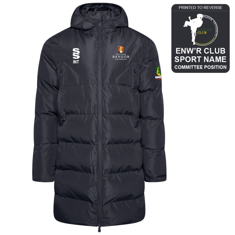 Bangor University - Karate - Active Long Padded Jacket - Unisex Fit
