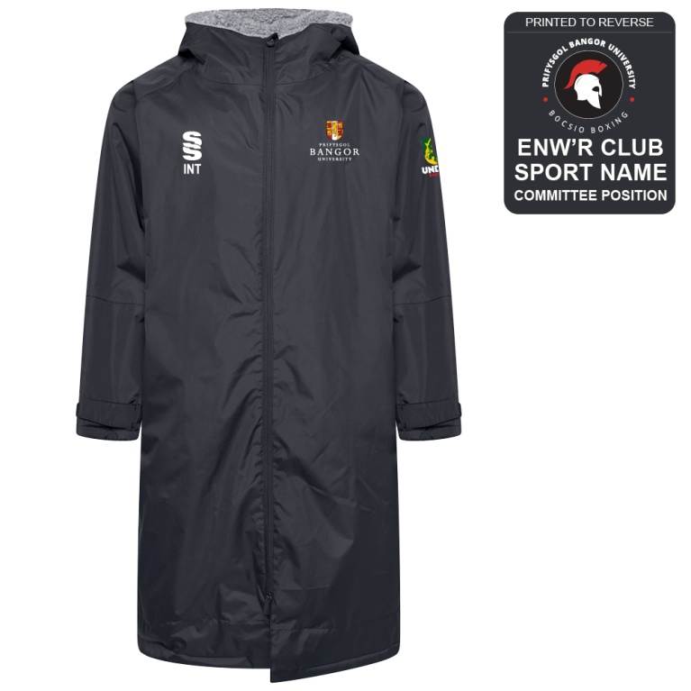 Bangor University - Boxing - Active Thermal Fleece Robe - Unisex Fit