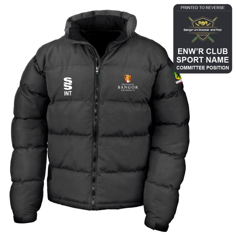 Bangor University - Snooker & Pool - Holkham Down Feel Jacket - Unisex Fit