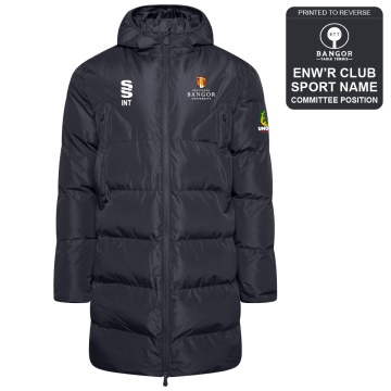Bangor University - Table Tennis - Active Long Padded Jacket - Unisex Fit
