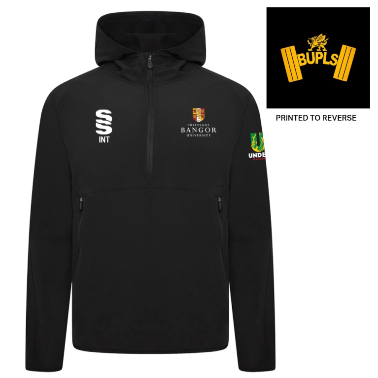 Bangor University - Powerlifting - Dual Elite 1/4 Zip Hoody / Rain Jacket